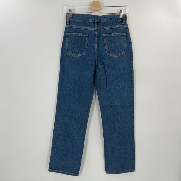 Roebuck & Co Boys Size 14 Blue Denim Slim Straight Jeans Adjustable Waist - Picture 3 of 11